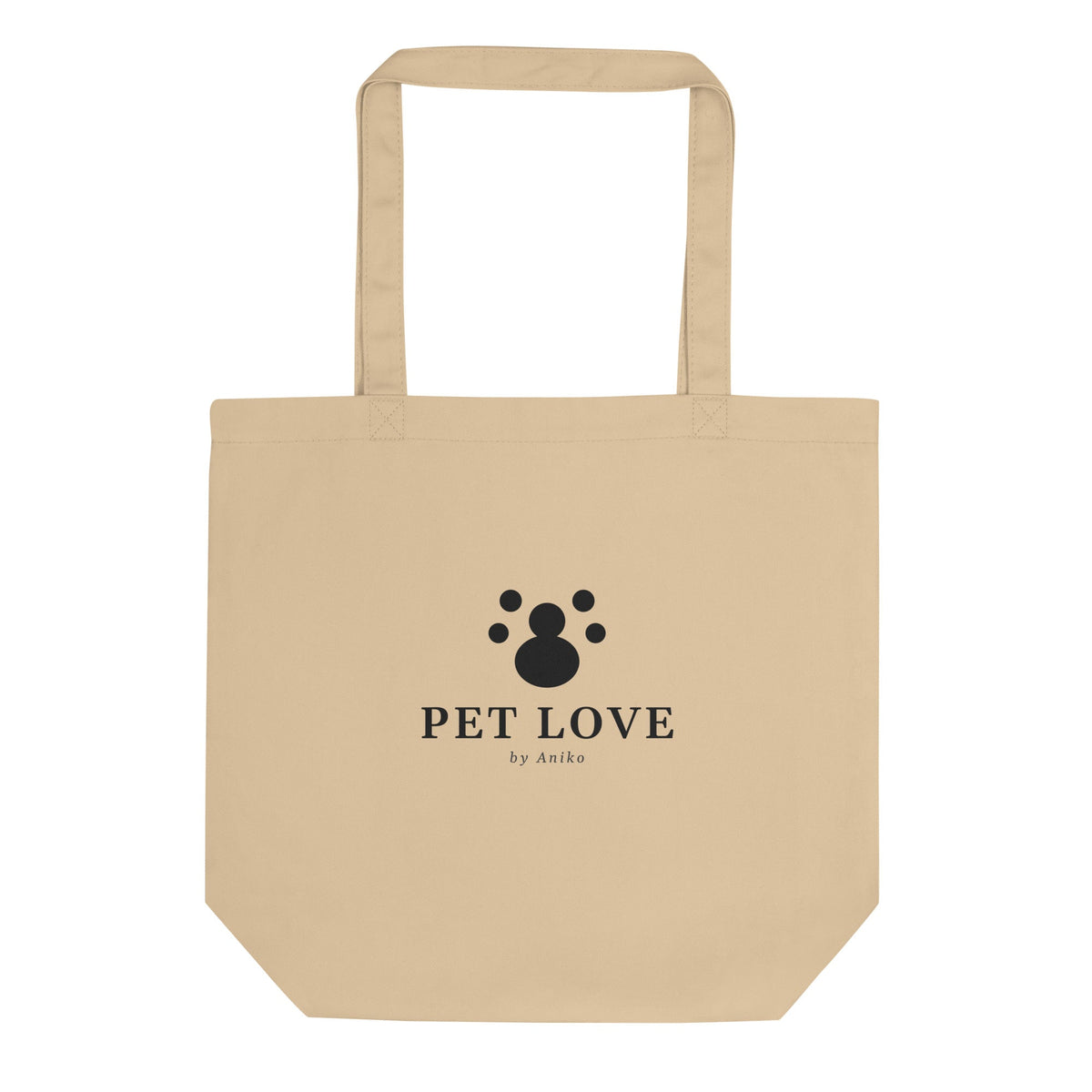 Oyster Pet Love tote bag with wordmark