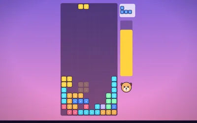 Paw Line Drop game