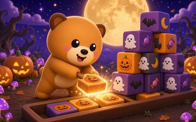 Stack Attack: Spooky Tray – free online game